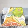 Cartoon Kuchipatchi Tamagotchis Fleece Blanket Fashion Throw Blanket for Home 200x150cm Bedspread