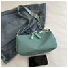 Korean Style Oxford Cloth Shoulder Bag Fashion Casual Square Crossbody Purse Simple Large Capacity Commuter Handbag CLE