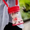 Entrex Plush Shoulder Bag, Red, Oshikatsu Goods Pouch