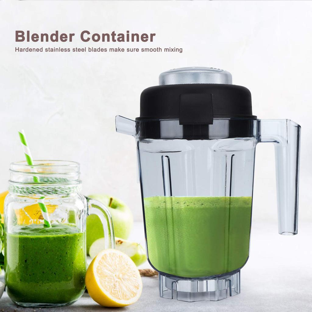Vitamix Standmixerbehälter, Klarer Lebensmittelmixerbehälter mit Klingenverschluss-Ersatzzubehör, Passend für 32 oz Behälter