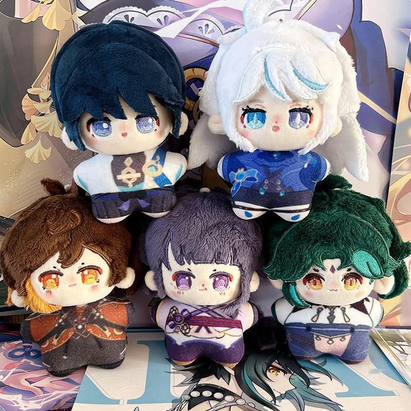 15Cm Genshin Impact Anime Plush Toys Kazuha Xiao Scaramouche Venti Cartoon Figure Stuffed Doll Pendant Keychain Gift For Kids