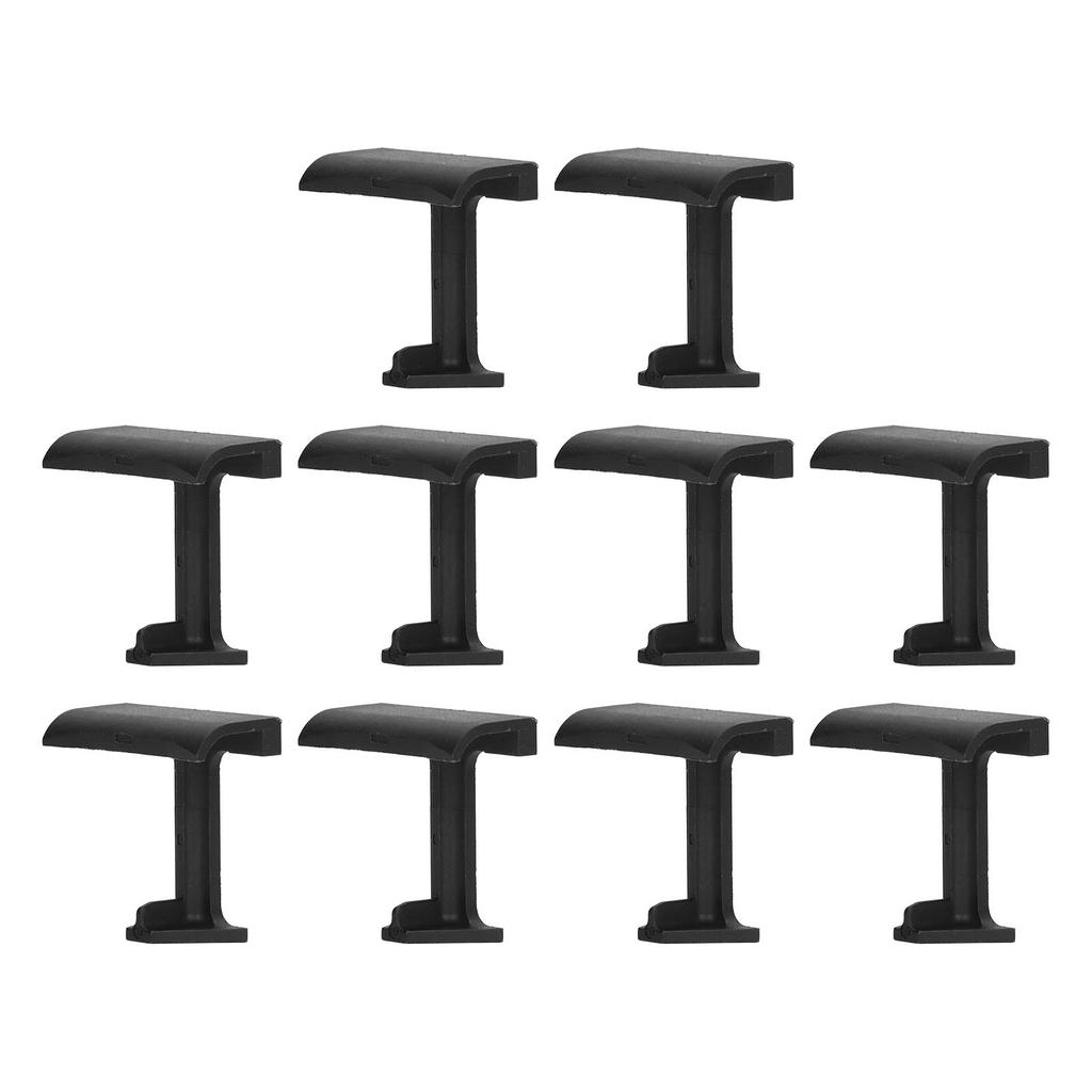 10KS PV Panel Vodicí svorka na vodu Pa66 Tepelně odolná Proti stárnutí Solární panel Odvodňovací klip pro venkovní 3,5 cm   1,4 palce