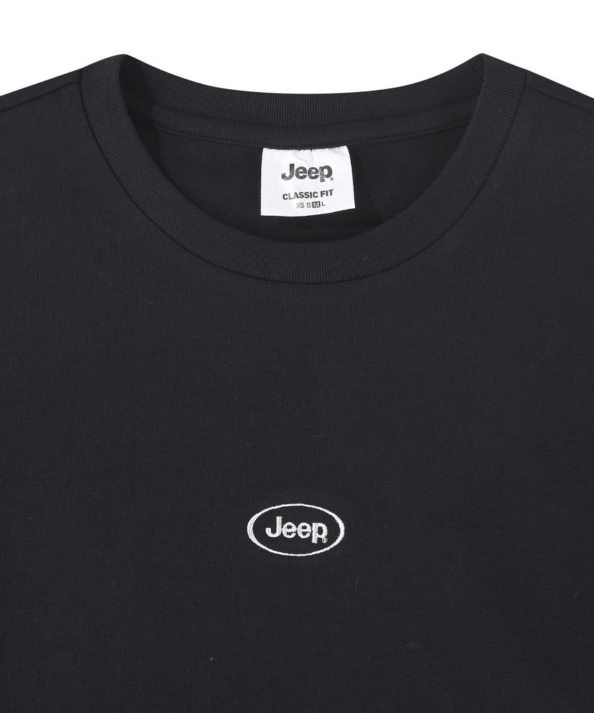 JEEP Women Jeep Circular Logo Crop Short Sleeve T-Shirt (Jr5Tsf503Bk)