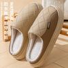 Waterproof cotton slippers winter 2025 new outdoor wear indoor home non-slip thick bottom couple cotton drag winter