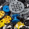 ASTEM 100 kusů + Technic Ozubená kola a nápravy Lego Technic Set, ozubnice (Ozubený čep-nápravový diferenciál Novinka) Kusová sada příslušenství pro stavbu auta (Běžel