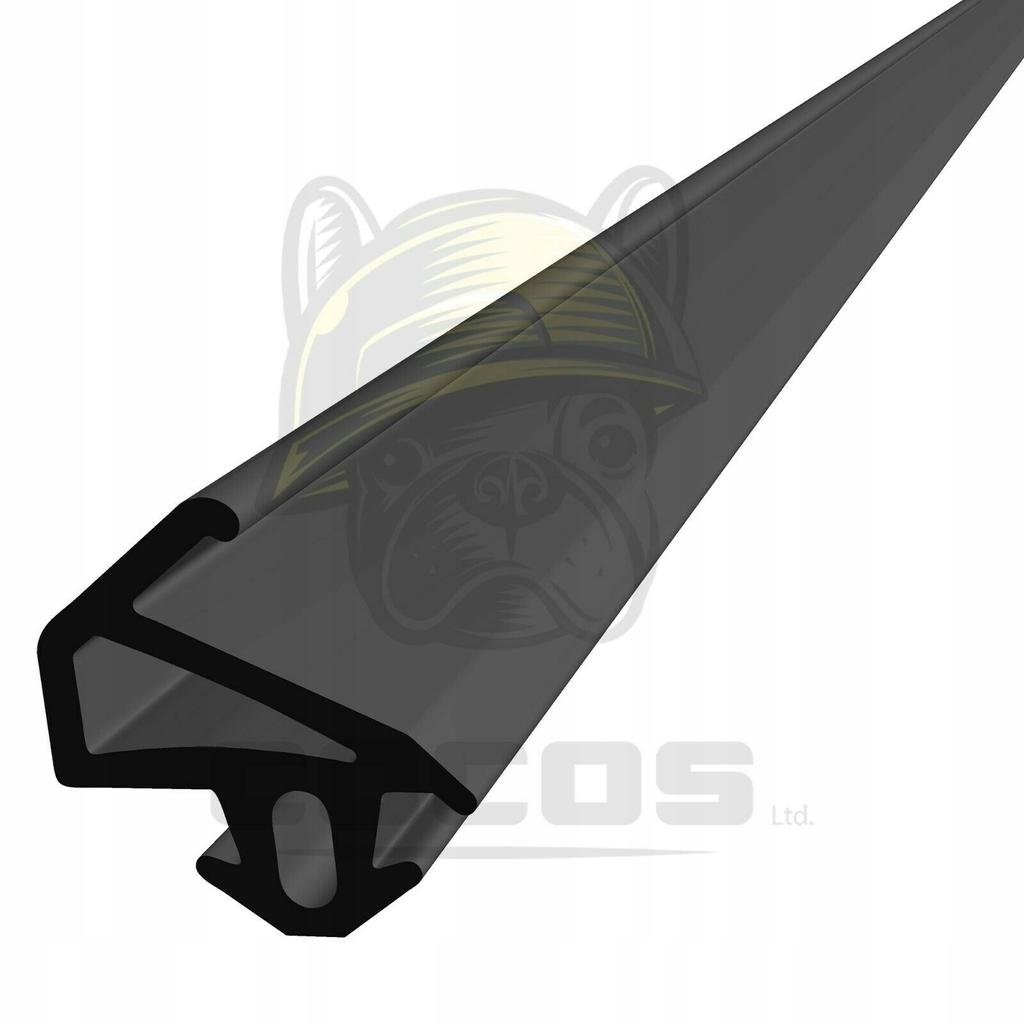 Seal for PVC windows S-1342x BRUEGMANN BLACK 1m