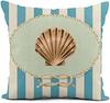 Linen Throw Pillowcase Lighthouse Sailing Sea Shell Home Dcor Pillowcase Square Cushion Cover Sofa Cushion Cover 45X45