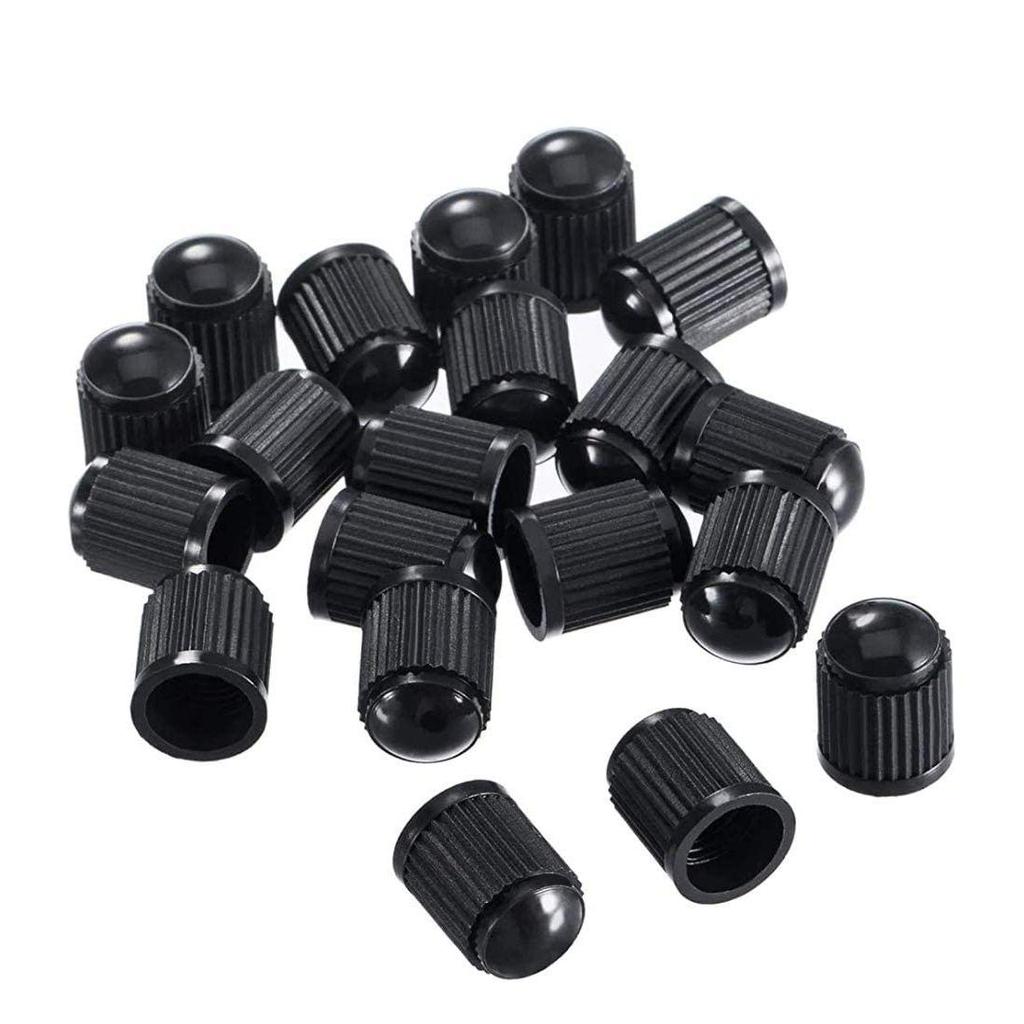 New (100 Pcs Car Wheel Universal Tire Stem Covers for Cars, Bike and Bicycle, Trucks, Motorcycles Heavy-Duty Valve Cap (Black, Pack of 100)