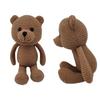 Children Knit Handmade Bear Soft Plush Animal Toy Playroom Decor Birthday Gift
