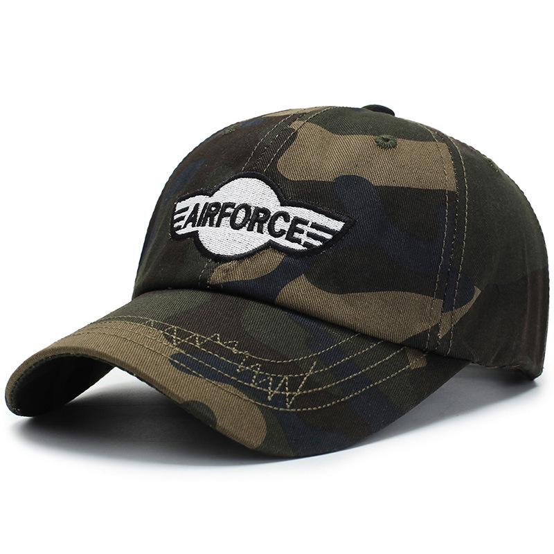 Northwood Cotton Mens Baseball Caps Camo Army Cap Summer Camouflage Baseball Cap Dad Hat
