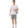 Anta Training Series Sports Casual Simple Solid Color Round Neck Pullover Short Sleeve T-Shirt Men Tops Pure-White 152527102-1