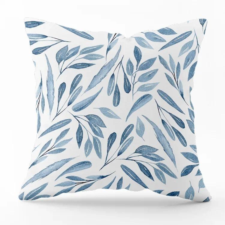 Home Decor Romantic Floral & Geometric Pattern Cushions Pattern Cushion Cover Suitable For Sofa Bedroom Car Pillow Cover