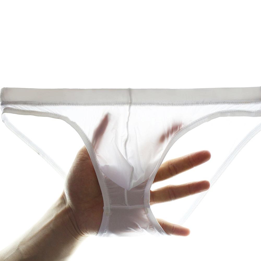 Summer Bulge Pouch Thongs Trunks Sexy-Low Rise Bikini Briefs Underwear For Mens