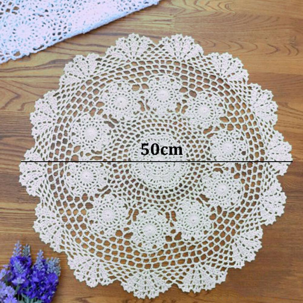 Cotton Tablecloth Floral Decor Dining Table Cafe Shop