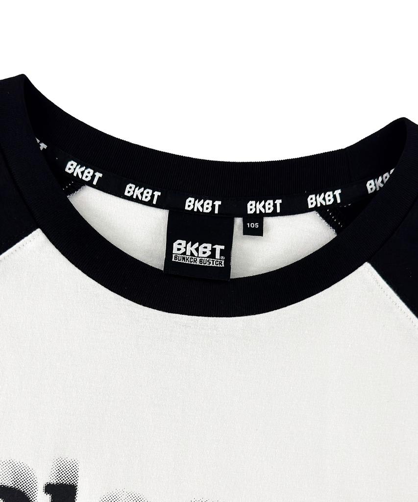 BUNKERBUSTER Fade Typo Raglan Short Sleeve Tee Mq2Tu257_Black
