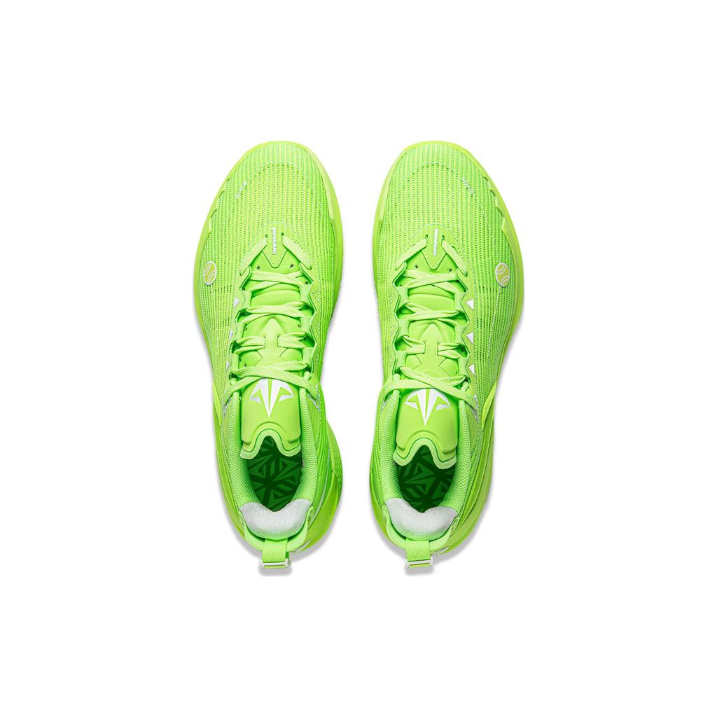 Li Ning JB2 Basketball Shoes Men's Low Top Fluorescent Vanilla Green ABAT081-7