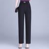 Pantalons Droits d'Été pour Femmes Vêtements Grande Taille Élégants Pantalons Longs Taille Haute