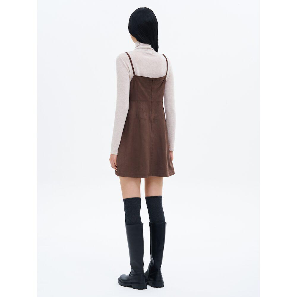 8SECONDS Suede Dress Brown