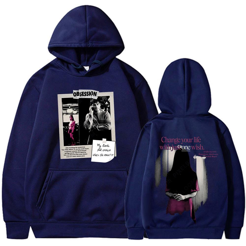 Movie Obsession One Wish Willow Hoodies Women Clothing Fashion Gothic Long Sleeves Oversized Hooded Sweatshirts Streetwear