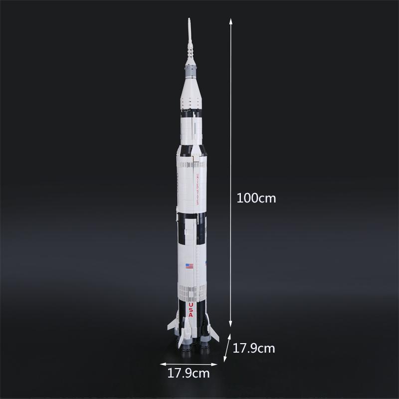 Lego Ideas Lepin 37003 Lego Nasa Apollo Saturn Lego Saturn V Kit