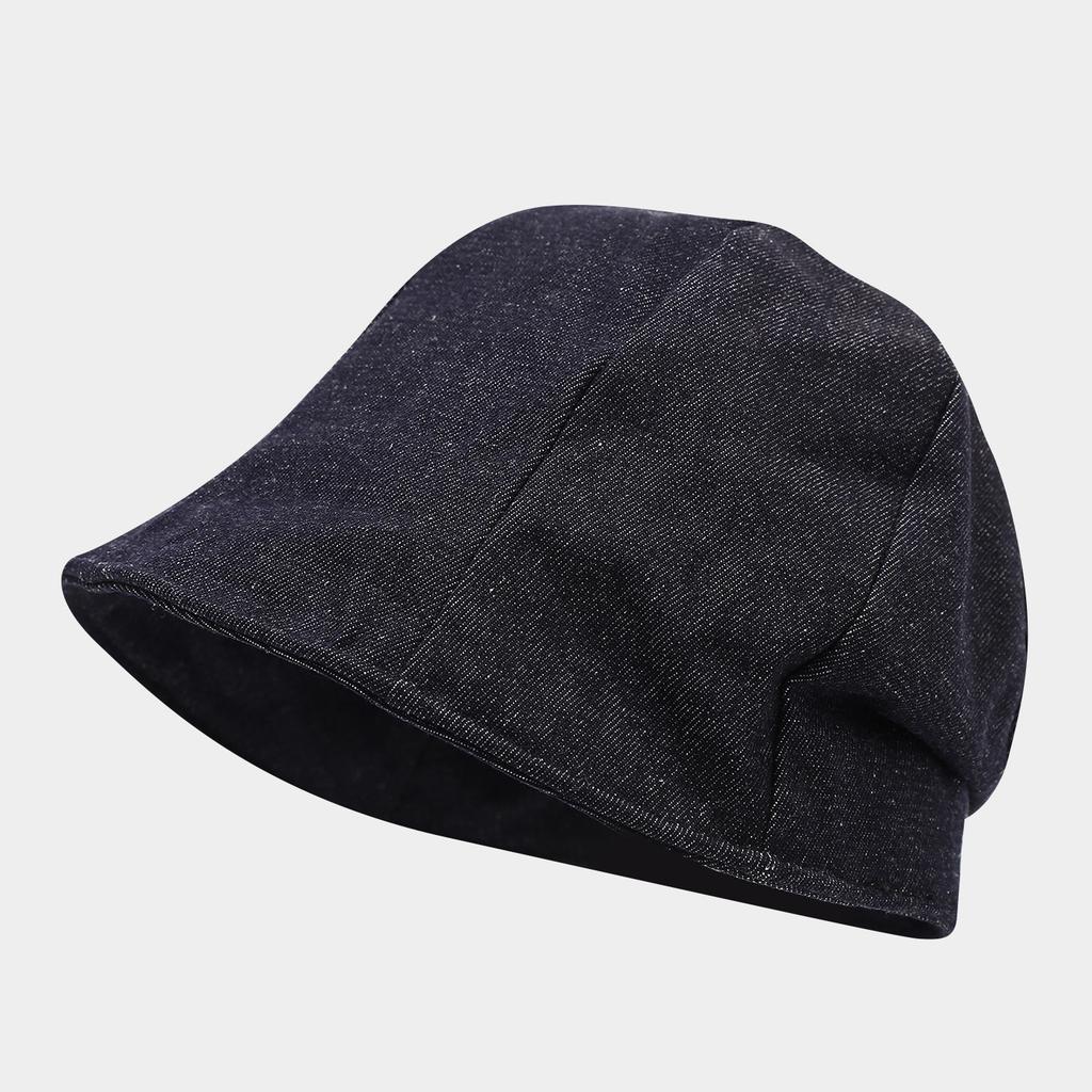 Denim forward hat retro British short brim newsboy hat solid color denim duck tongue beret men's and women's casual painter hat