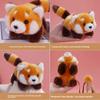 Soft Panda Plush Toy With Heart Eyebrows For Children And Gift Giving