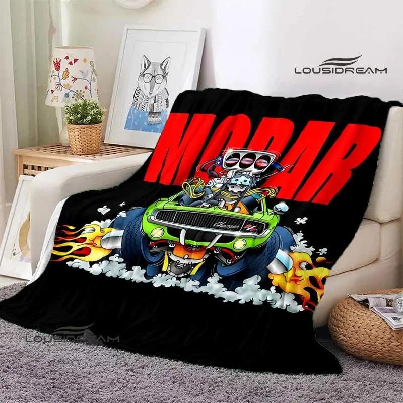 Tales of the Rat Fink Anime Blanket Picnic Blanket Flannel Soft and Comfortable Home Travel Blanket Bed Blanket Birthday Gift