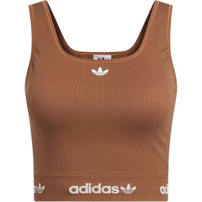 Originale SS25 Mode Lässiges Ärmelloses Sportweste Damen Tops Braun Soft-Braun KB6421