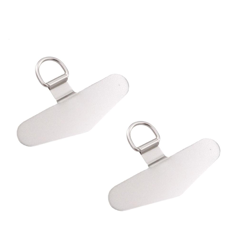 Universal Metal Phone Tether Tab Ultra-thin Stainless Steel Replacement Phone Lanyard Straps Cards Hanging Cord Tab 3/2/1PCS