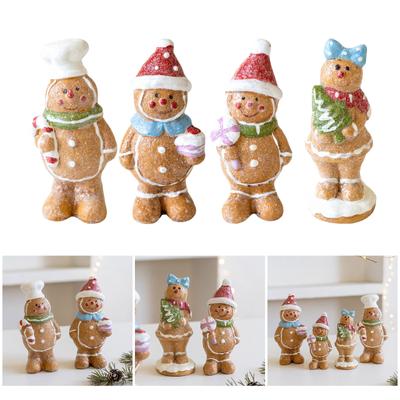 Gingerbread Man Christmas Ornaments Gingerbread Man Figurine Ornament Festival Tree Adornments Holiday Decoration