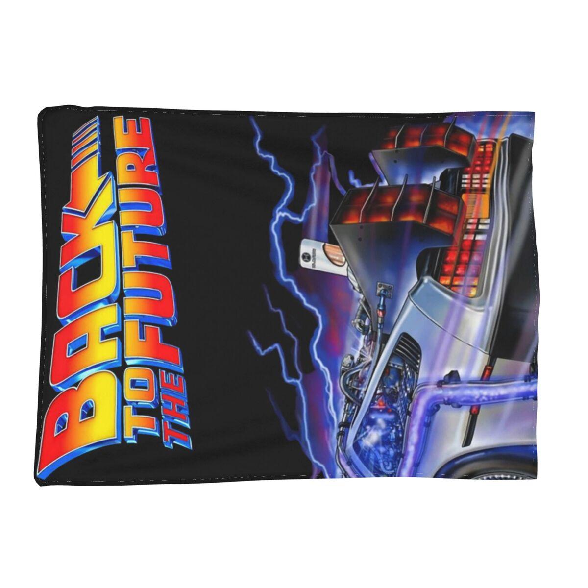 

Flux Capacitor Back To The Future Blanket Soft Warm Flannel Throw Blanket Cover for Bed Living room Picnic Travel Home Sofa 80x120cm