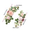 2x Wedding Arch Flowers Welcome Sign Decorations Rustic Green Leaves Artificial Flowers for Birthday Anniversary Ceremony