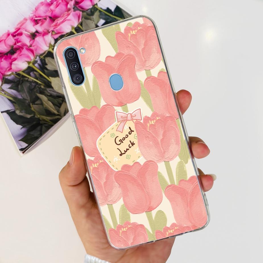 For Samsung Galaxy A11 Case SM-A115F Popular Painted Cover Soft Silicone Phone Case For Samsung A11 M 11 Galaxy M11 M115F Fundas