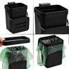 Space-Saving Quiet-Close Trash Can - 3L, Eco-Friendly Sealed Bin For Kitchen & Office, No Electricity Needed