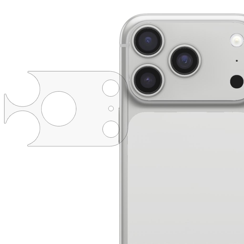 For iPhone 17 Pro Max Camera Lens Film Ultra Thin Matte Anti Scratch PET Lens Base Protector