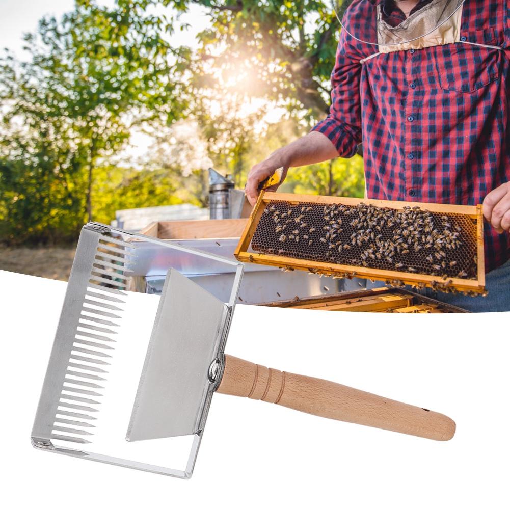 Imkerei Breite Entdeckelungsgabel Schaber Honig Bienenstock Schaufel Apikulturelle Ausrüstung Imkereiwerkzeug