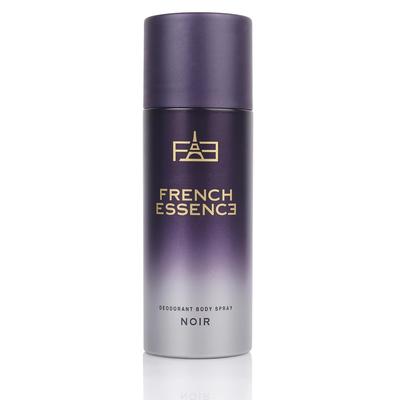 French Essence Noir Deodorant Body Spray For Men 150ml, 5.07 Fl.oz. | Long Lasting Deo For Boys