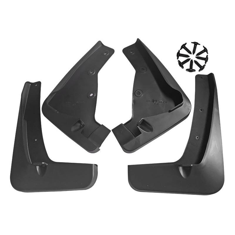 1Set 4 Pcs Car Accessories Mudguards Car Parts Car Splash Guards Mud Flaps Fender For Mitsubishi