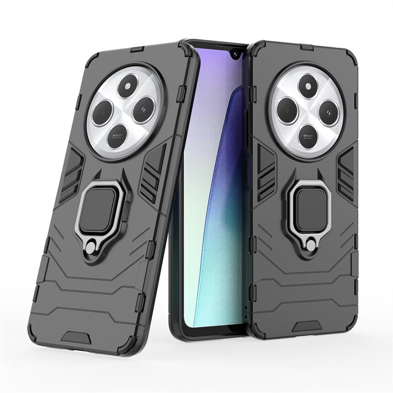 

Magnetic Case For Xiaomi Redmi 14C 13C 12 10C 10A 10 4G Ring Holder Shockproof Cover For Xiaomi Redmi 9C 9A 9 Phone Accessories Redmi 10 чёрный