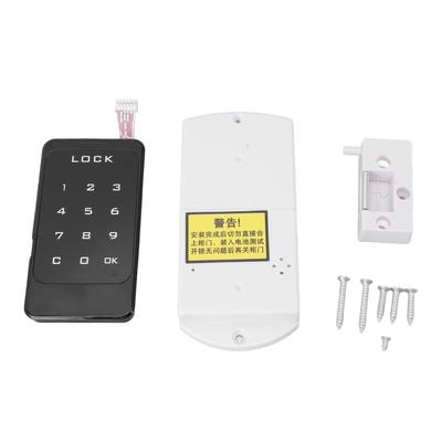 Digital Electronic Coded Cabinet Lock Smart Password Lock Touch Keypad Wardrobe File Cabinet Lock for Home Office Apartment
