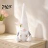 Cozy Festive Indoor Ornament Set Christmas Knit Gnome Plush, Nordic Forest Elf Faceless Doll Figurine Decorative Stuffed Dolls for Shelf, Soft Holiday