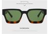 Women's High-End Retro Square Frame Sunglasses 8837 - Stylish Sun Protection for Driving