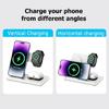 Wireless Charging Station 3 in 1 Charging Stand Multiple for Phone 16 15 14 Watch Series and Earphone