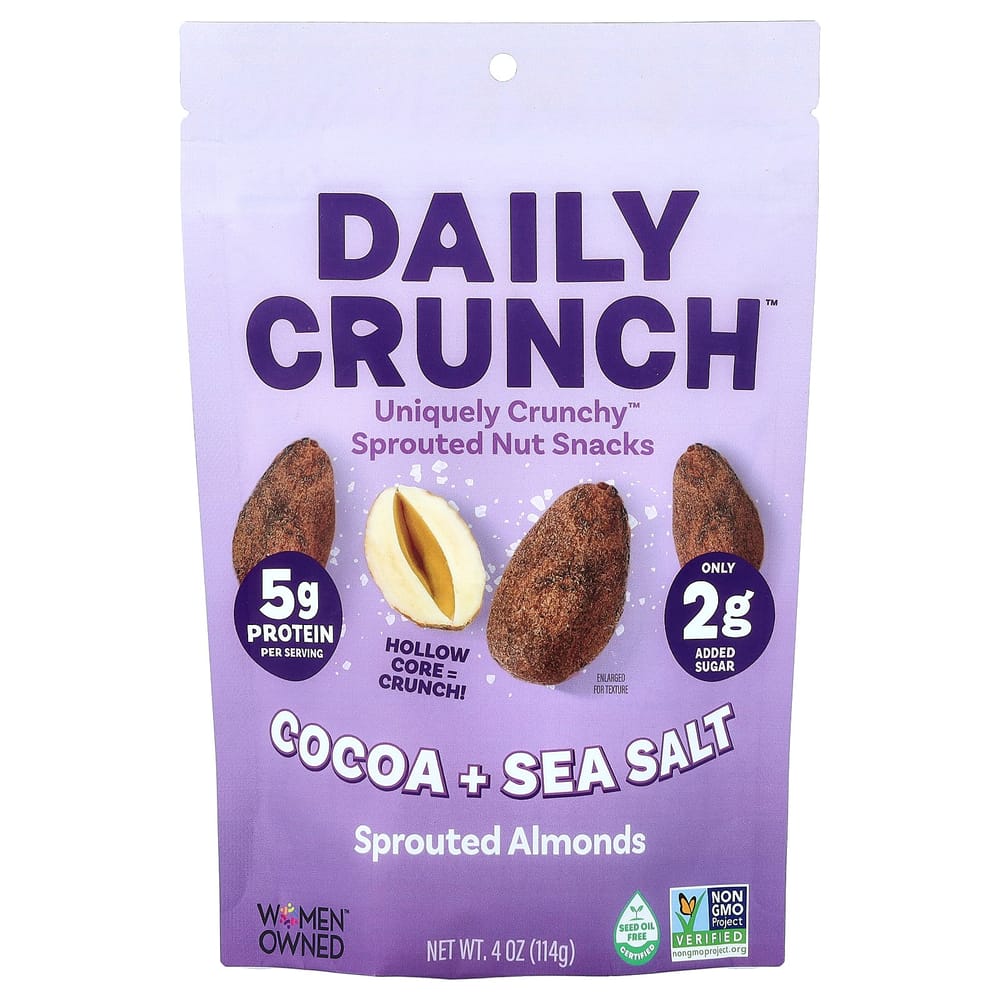 iHerb Sprouted Almonds with Cacao + Sea Salt 141g (5oz)