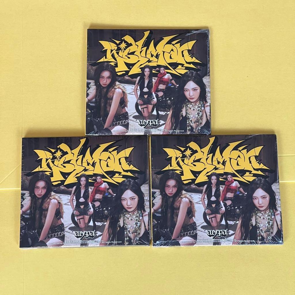 [USED] aespa rich man burst japan ver 3 pieces