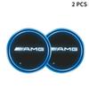 car luminous water coaster car colorful atmosphere light non-slip mat For Mercedes Benz AMG A B G Class W108 W124 W126 W140 W168  p3
