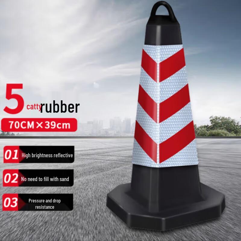 Reflective Rubber Traffic Cone