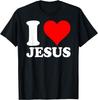 I Love Jesus Shirt I Red Heart Jesus Christian T-Shirt