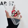 LZ21 Lips kiss design art Clear Soft Wave Phone Cases for Samsung S24 S23 Ultra S20 FE A54 A14 A52s A51 S10 Huawei Honor 90 Protection Back Cover
