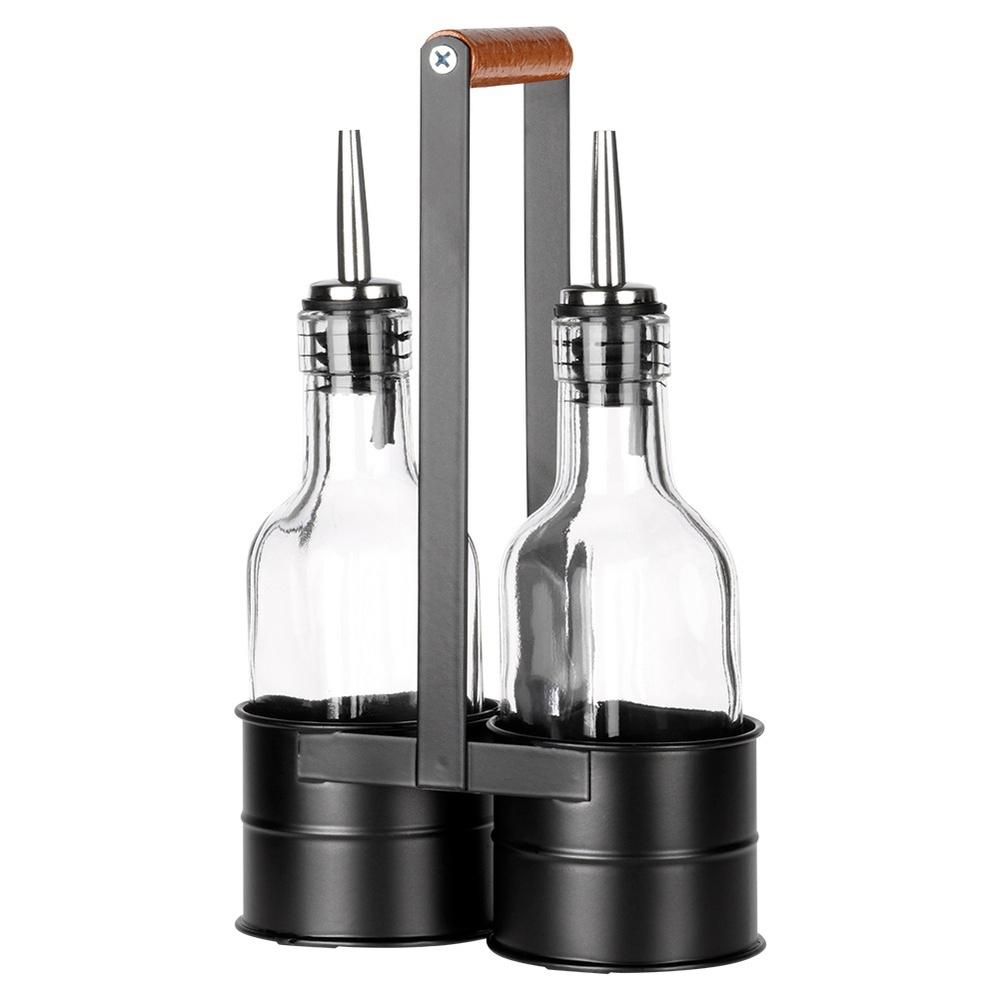 2x Bouteille en Verre avec Distributeur pour Huile Vinaigre pour Huile Vinaigre Distributeur 250ml